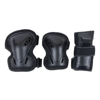 Набор защиты Tech Team Safe fit adult 3.0 Black (черный) размер S
